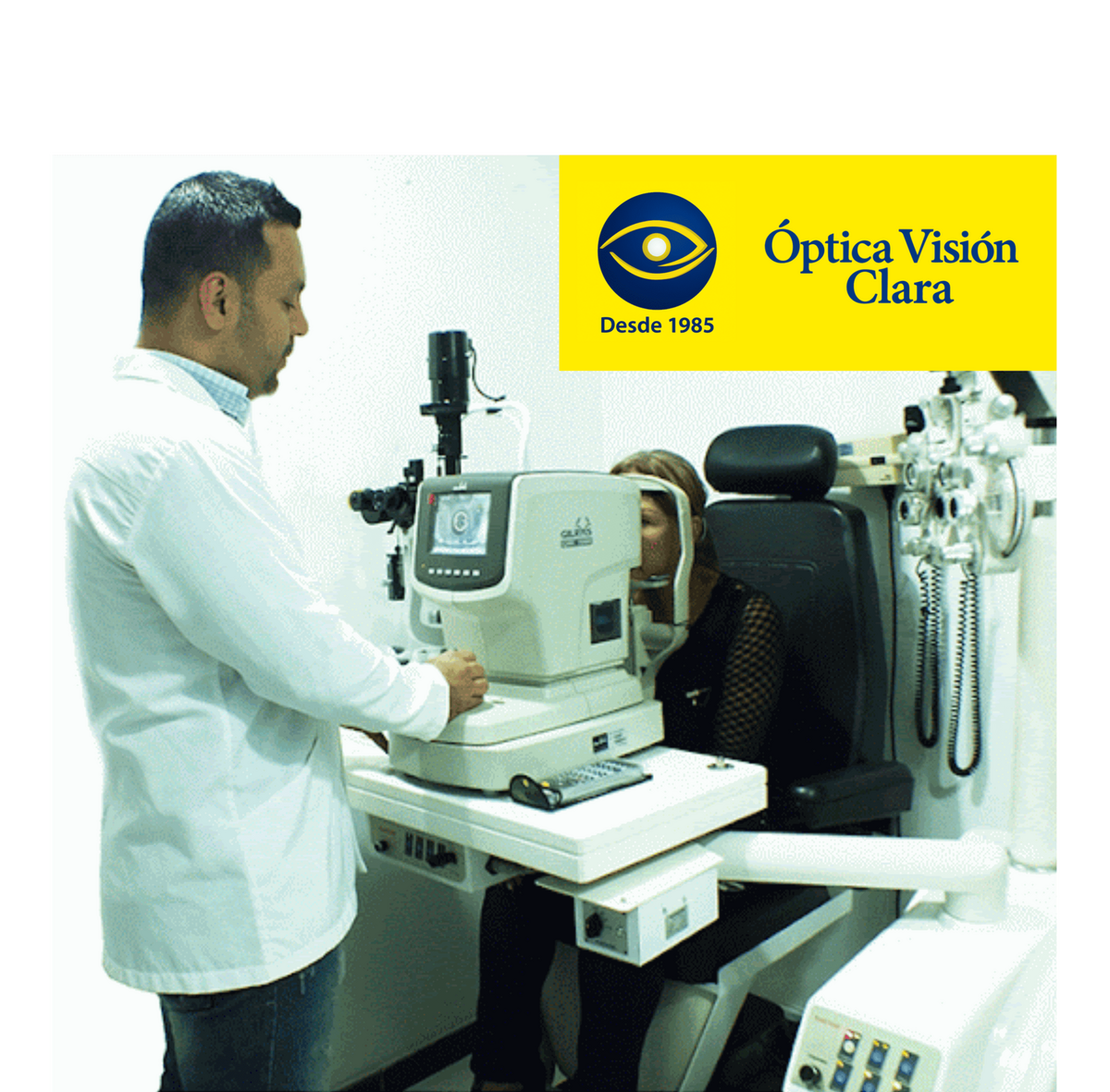 Optometrista Examen visual computarizado